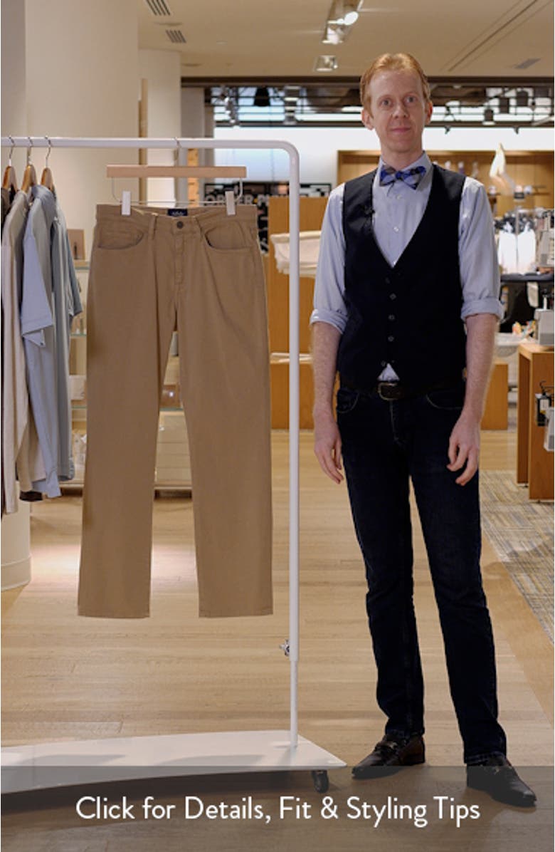 Charisma Stretch Cotton Straight Leg Pants, sales video thumbnail