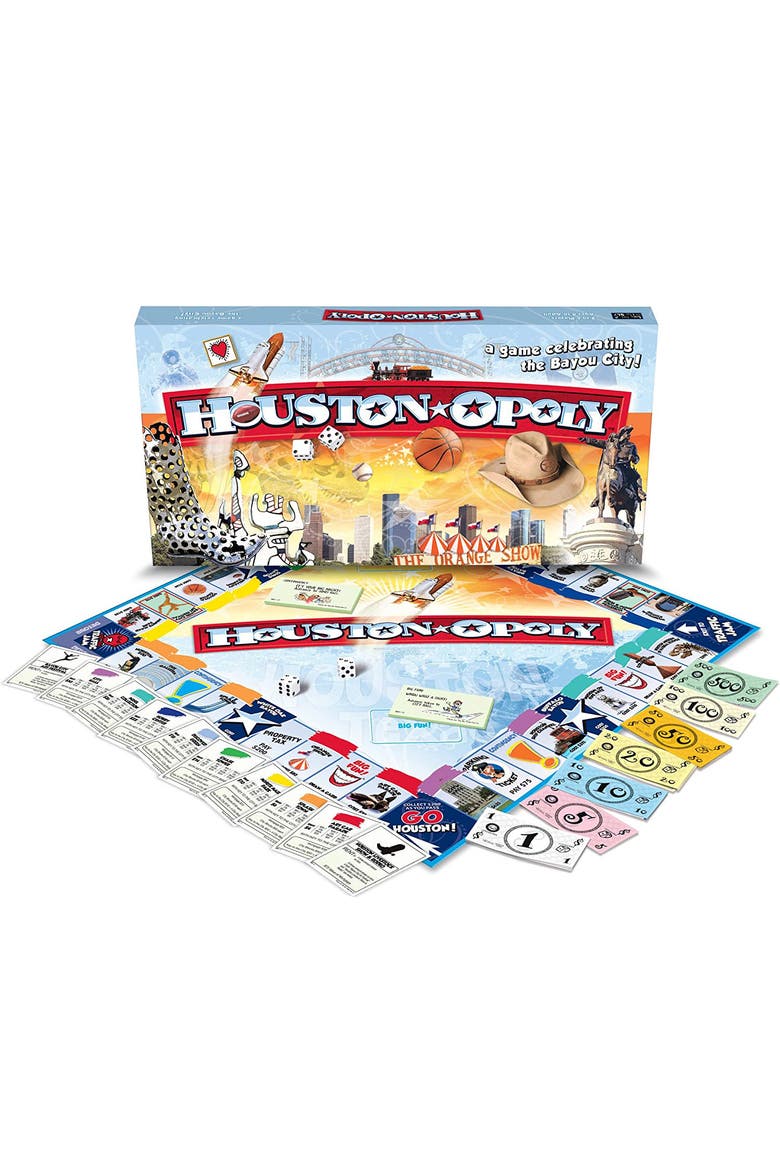 Houstonopoly Monopoly Board Game, Alternate, color, Multicolored