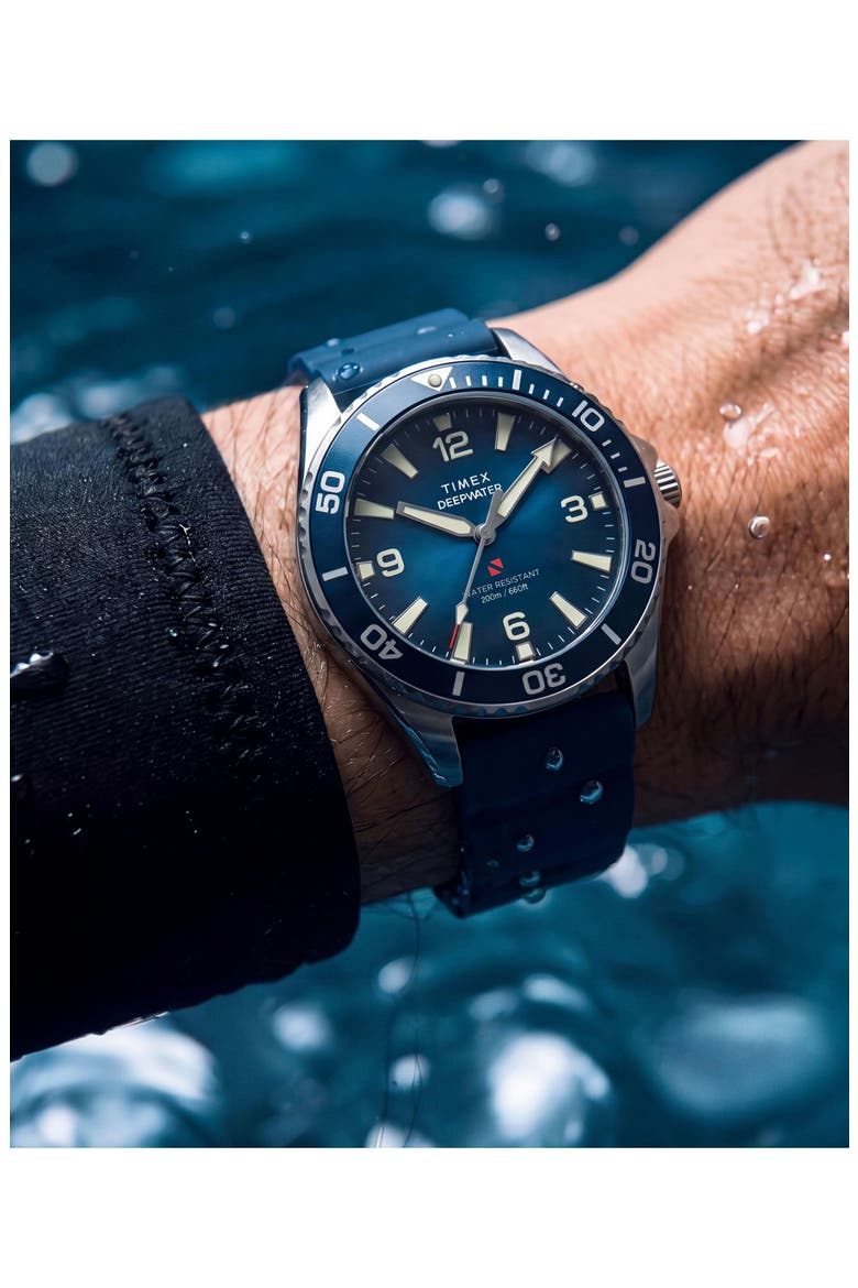 Deepwater Arctic 200 Watch, 41mm, Alternate, color, BLUE