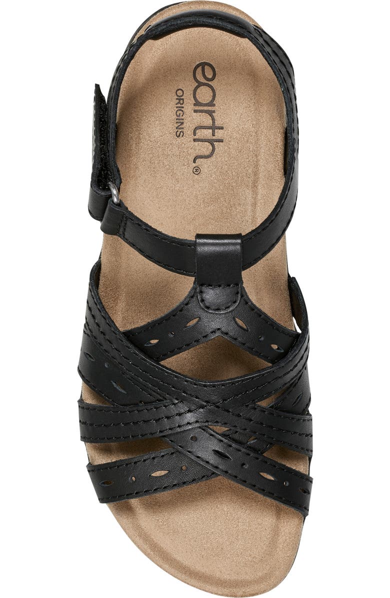 Earth<sup>®</sup> Sellie Strappy Sandal Women), Alternate, color, Black