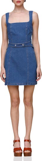 Harness Denim Body-Con Dress