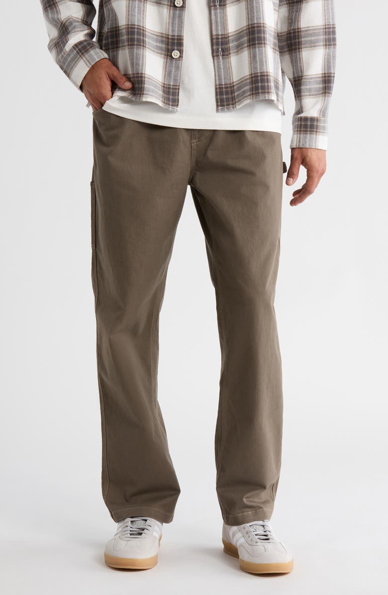 RVCA Americana Carpenter Pants, Main, color, Mushroom