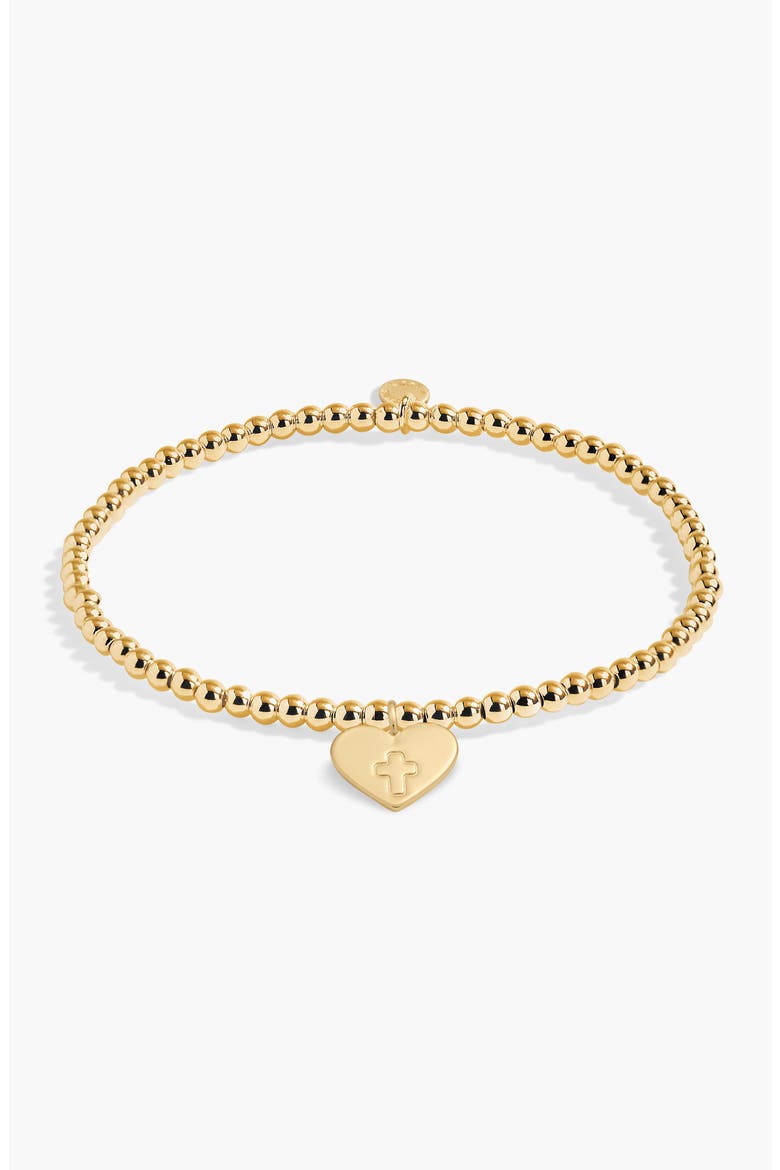 A Little 'With Faith All Things Are Possible' Bracelet, Alternate, color, Gold Plated