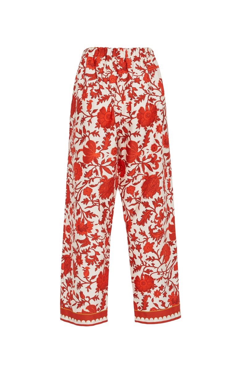La DoubleJ Drawstring Pants, Alternate, color, Dragonflower Mini Red