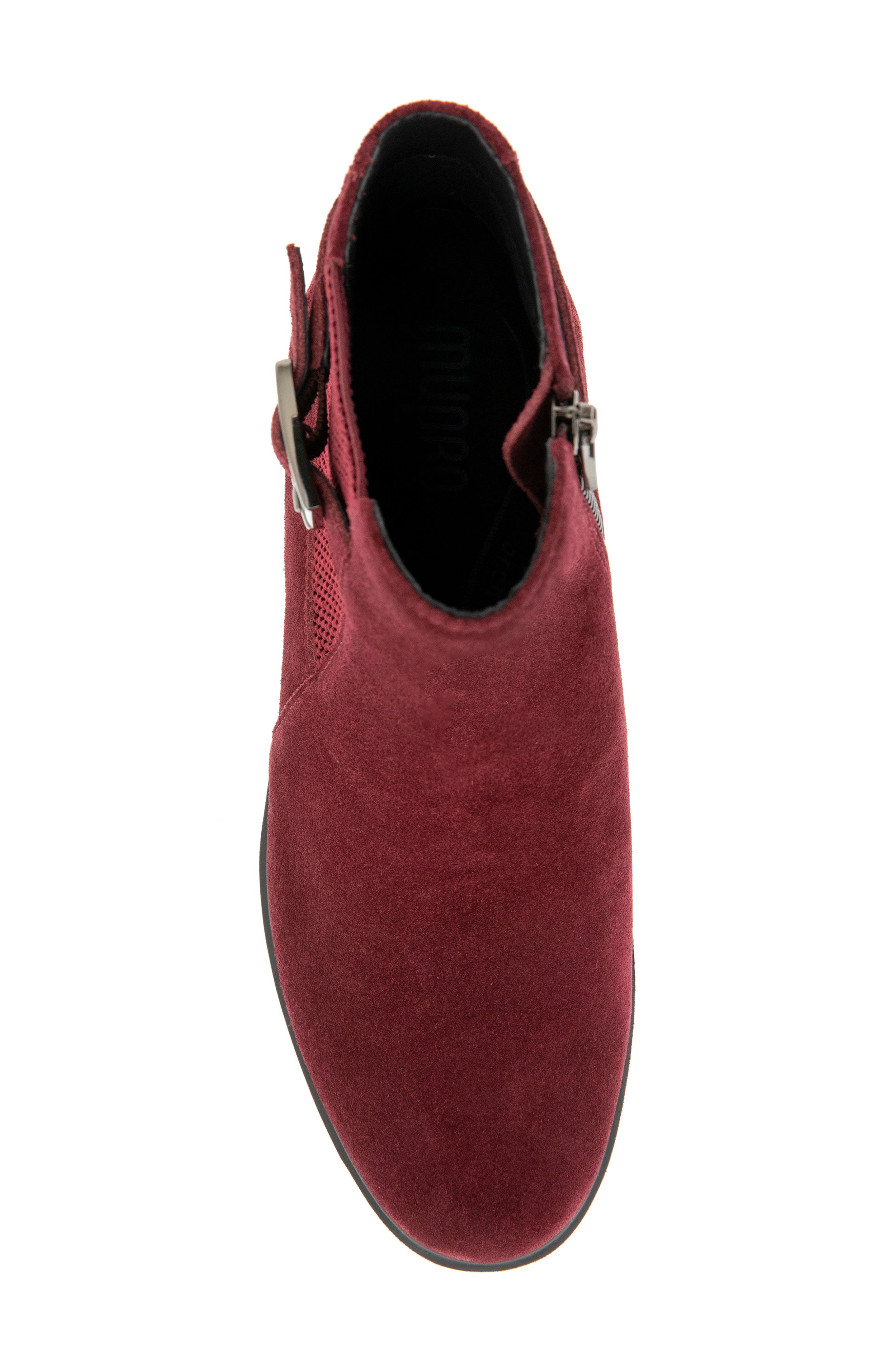 Sadie Bootie, Alternate, color, WINE SUEDE