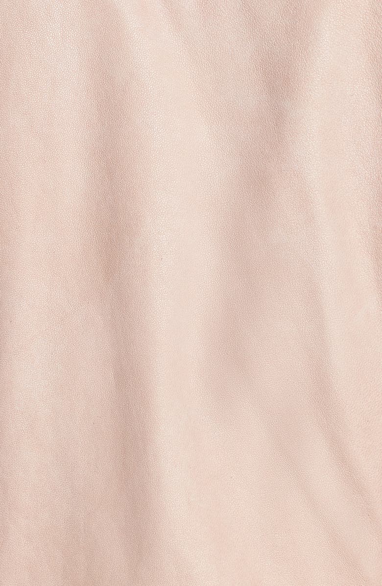 Hinge Feminine Leather Moto Jacket, Alternate, color, 