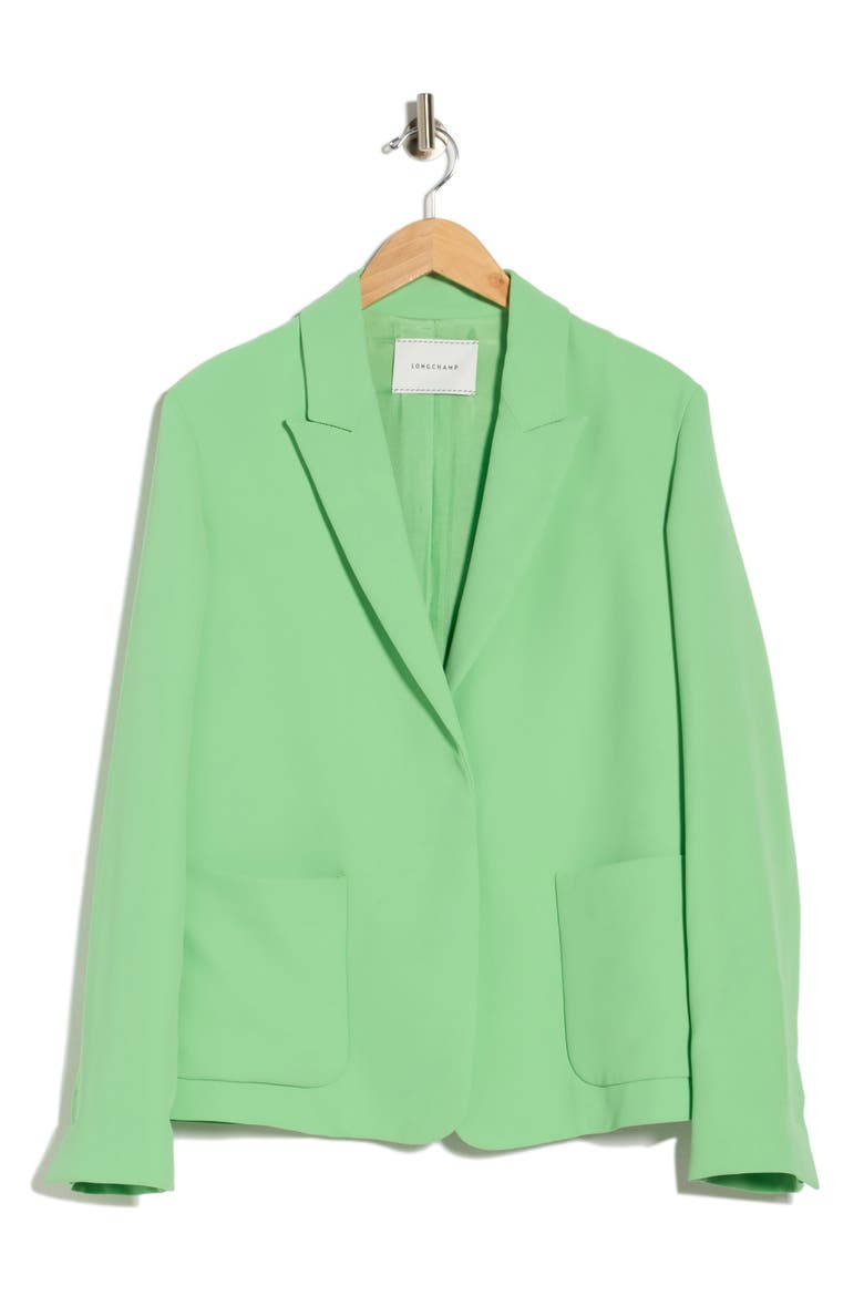 Single Button Jacket, Main, color, MINT