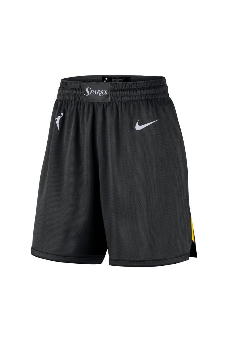 Women's Nike Black Los Angeles Sparks 2026 On-Court Dri-FIT Victory Shorts - Rebel Edition, Alternate, color, Black
