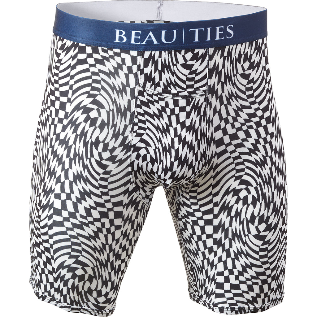 Beau Ties Of Vermont Infinitum Athletic Boxer Briefs In Blue