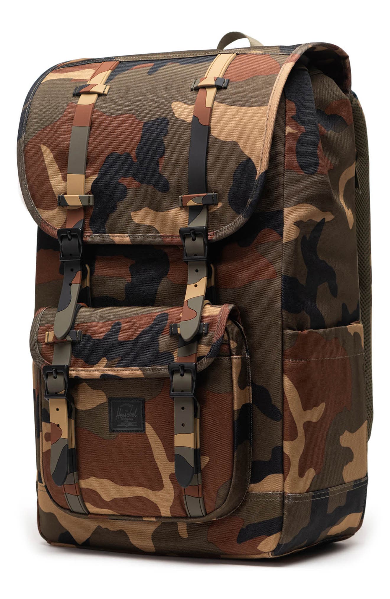Little America Backpack, Alternate, color, WOODLAND CAMO/ BLACK LABEL