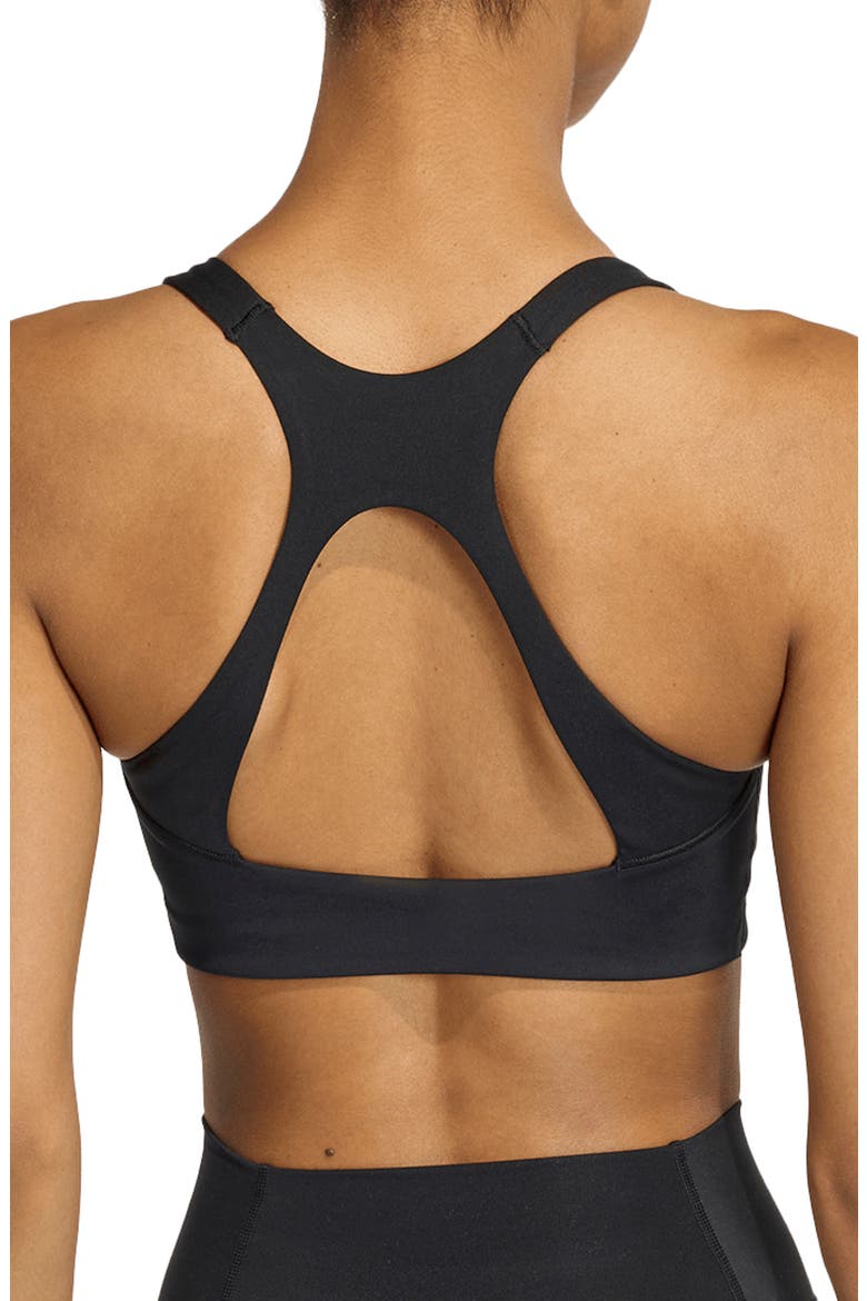 Optime Climacool Sports Bra, Alternate, color, BLACK