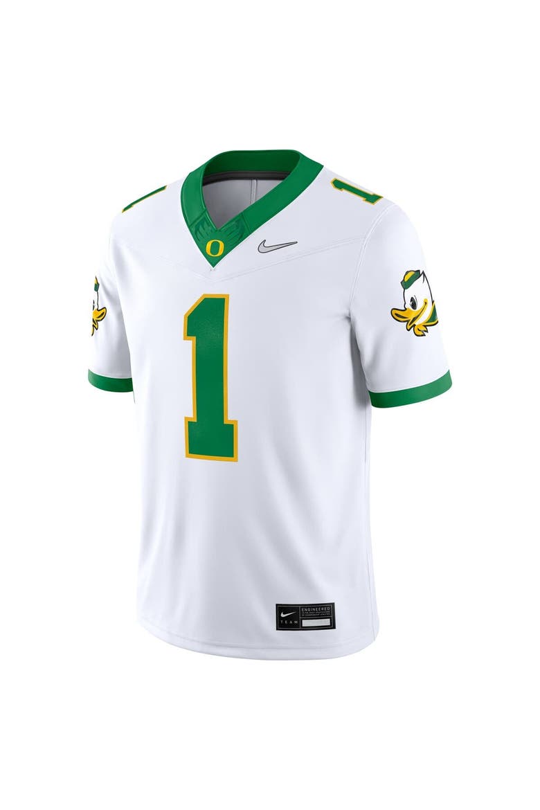 Men's Nike White Oregon Ducks Alternate Game Jersey, Alternate, color, White