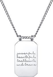 Mantra Powerful, Beautiful, Brilliant, and Brave - Necklace