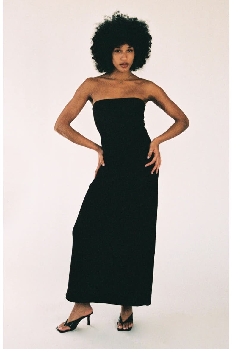 The First Date Dress, Alternate, color, Black