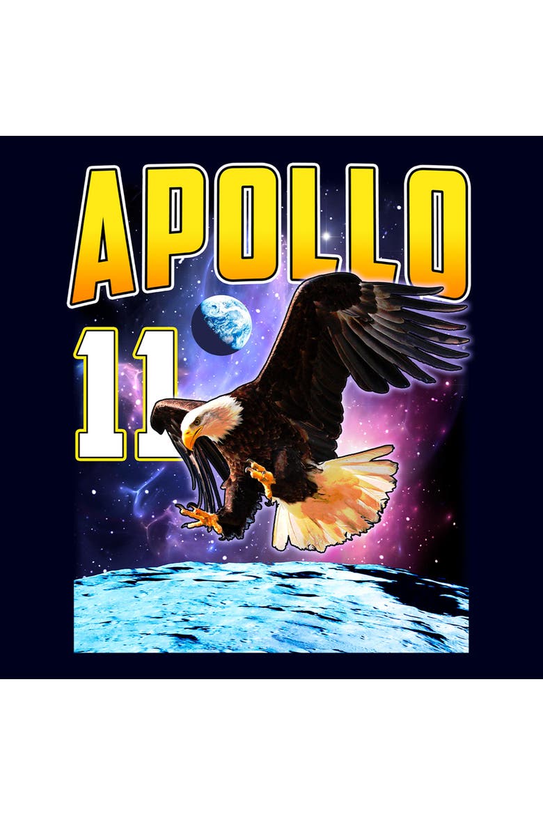 Men's NASA Eagle Apollo 11  Graphic T-Shirt, Alternate, color, Navy Blue