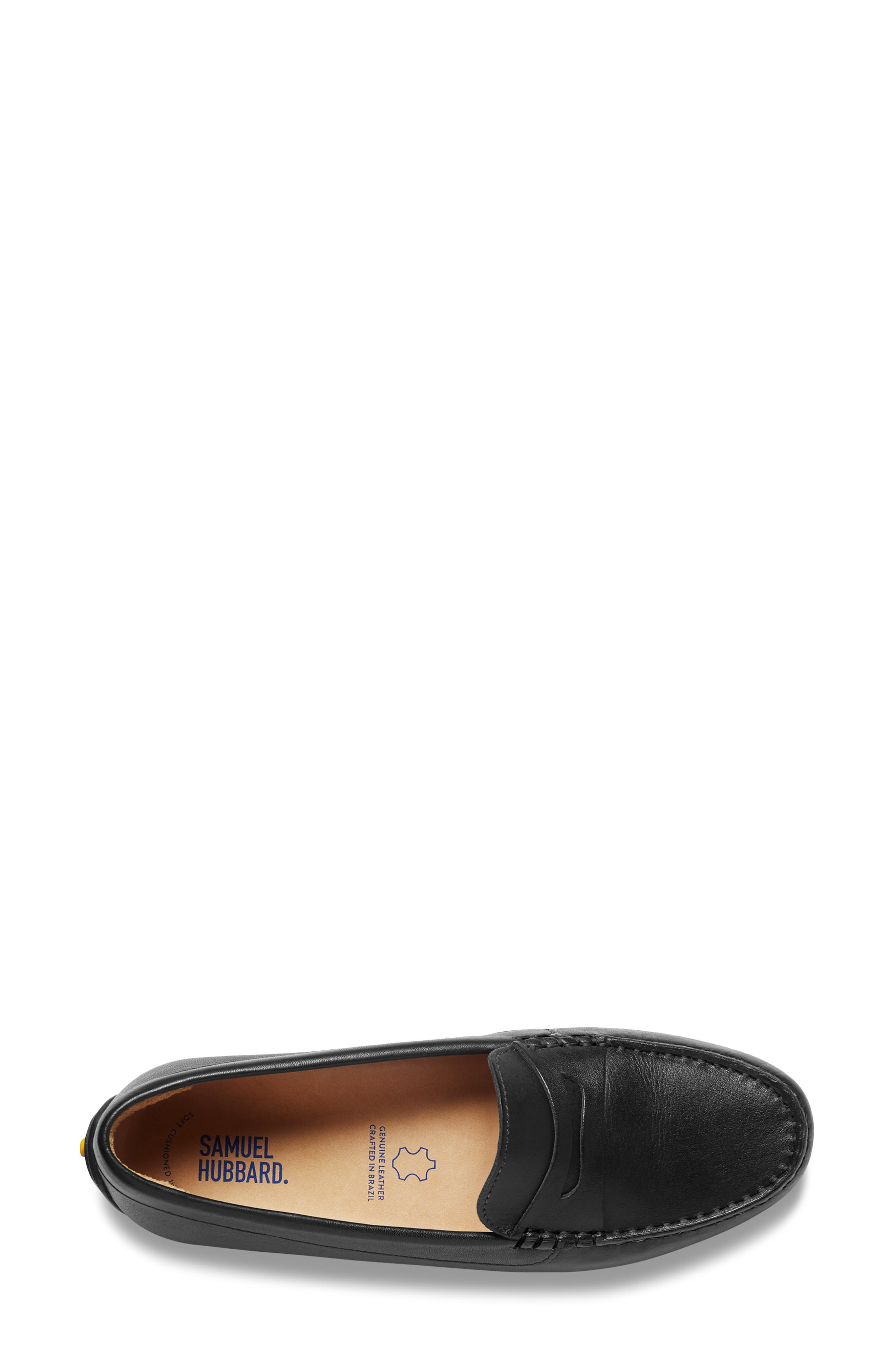 Samuel Hubbard Free Spirit Driver Loafer, Alternate, color, All Black