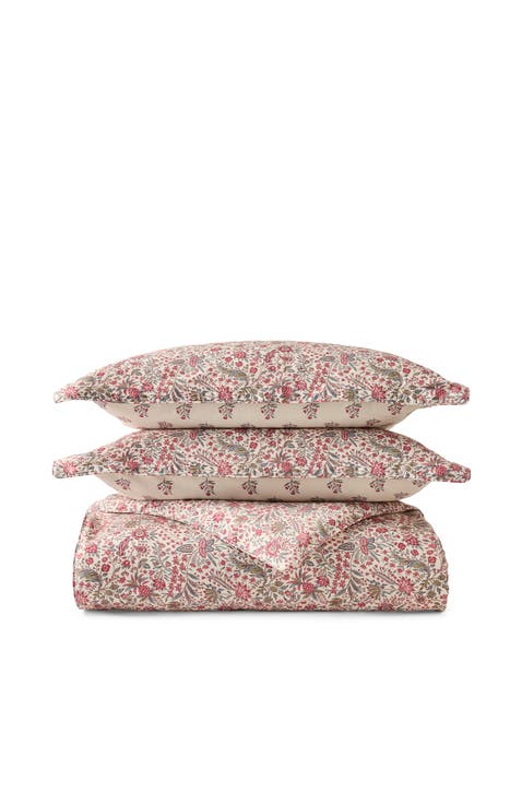 Newstead Luxury Cotton Sateen Reversible Floral Duvet Cover Sets