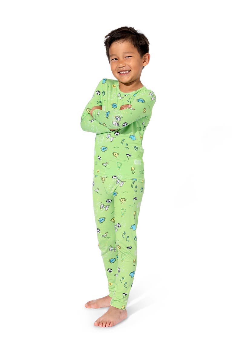 Kids' Soccer Set of 2 Piece Pajamas, Alternate, color, Soccer