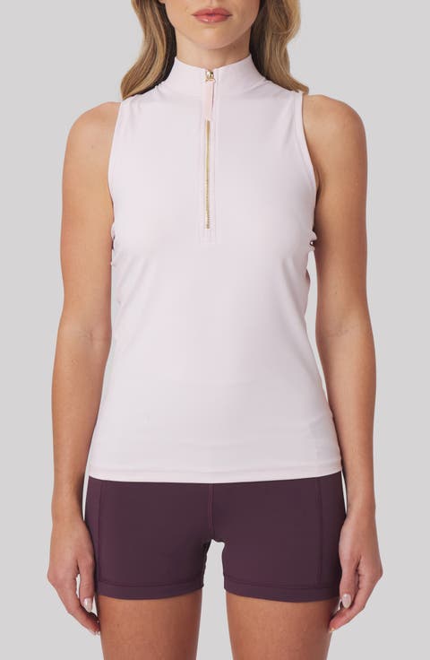 Tabitha Quarter Zip Performance Top