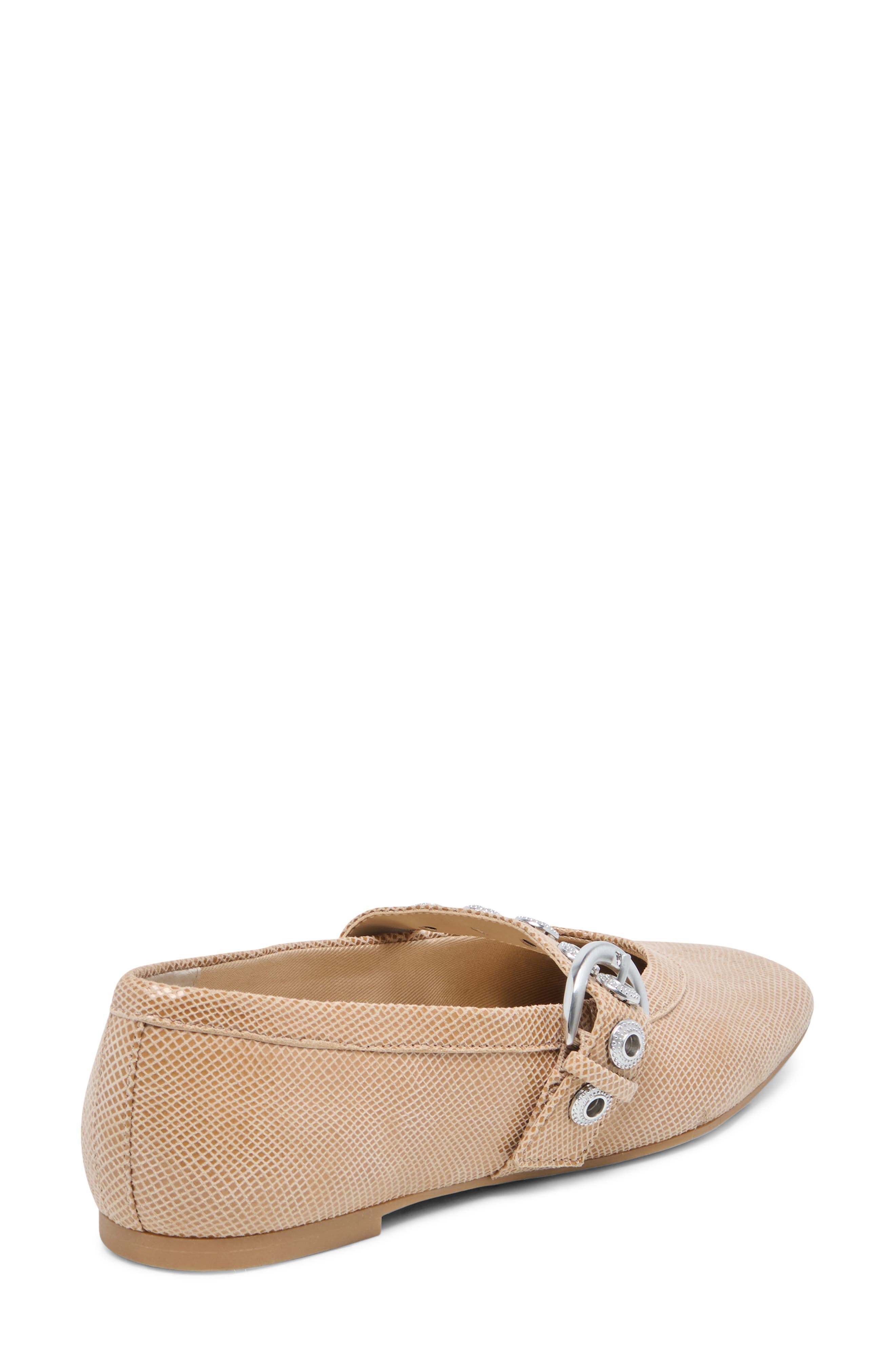 Marten Mary Jane Ballet Flat, Alternate, color, LATTE EMBOSSED LEATHER