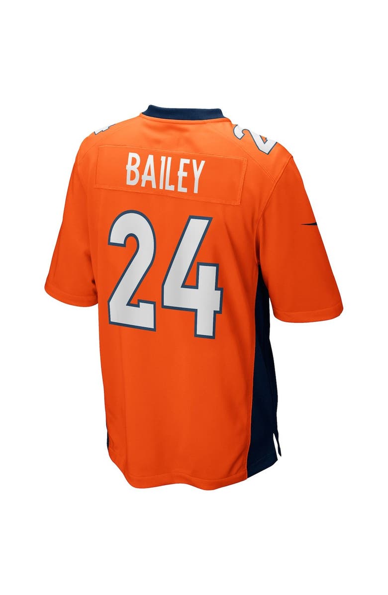 Nike Men's Nike Champ Bailey Orange Denver Broncos Game Retired Player Jersey, Alternate, color, 