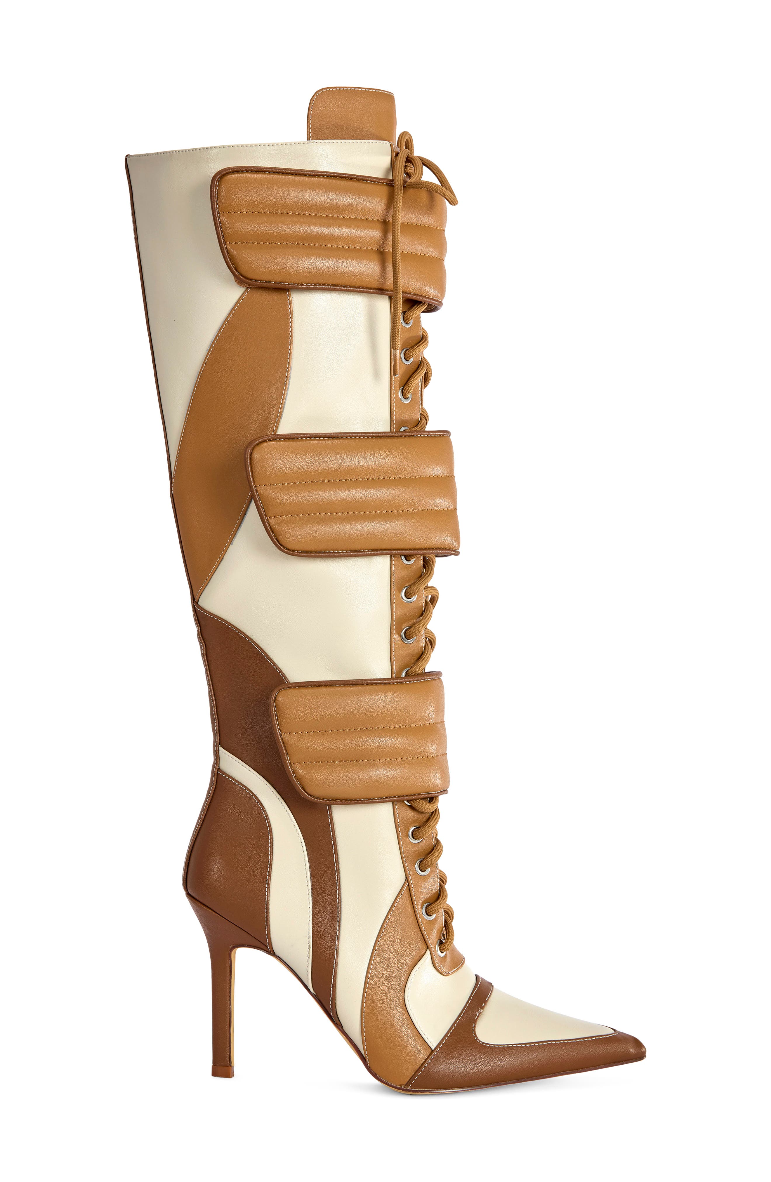 Schumacher Knee High Boot, Alternate, color, TAN