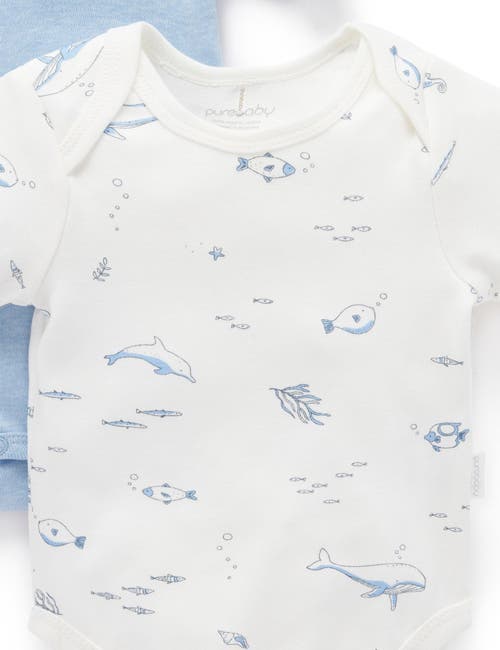 Purebaby 2 Pack Short Sleeve Bodysuit