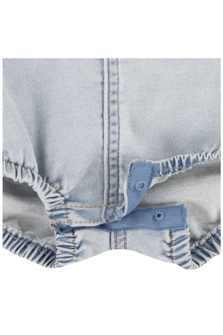 Bubble Overall Romper, Alternate, color, AFTER GLOW