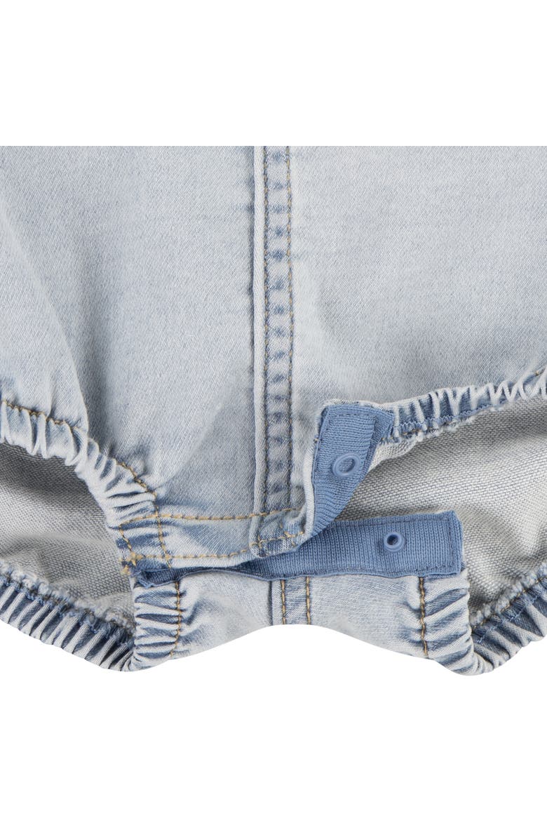 Levi's Bubble Overall Romper, Alternate, color, After Glow