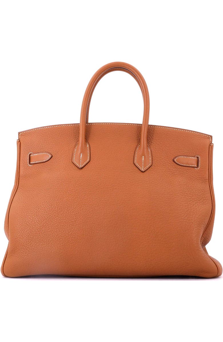 Pre-Owned Hermes Birkin Handbag Brown Togo with Gold Hardware 35, Alternate, color, Gold