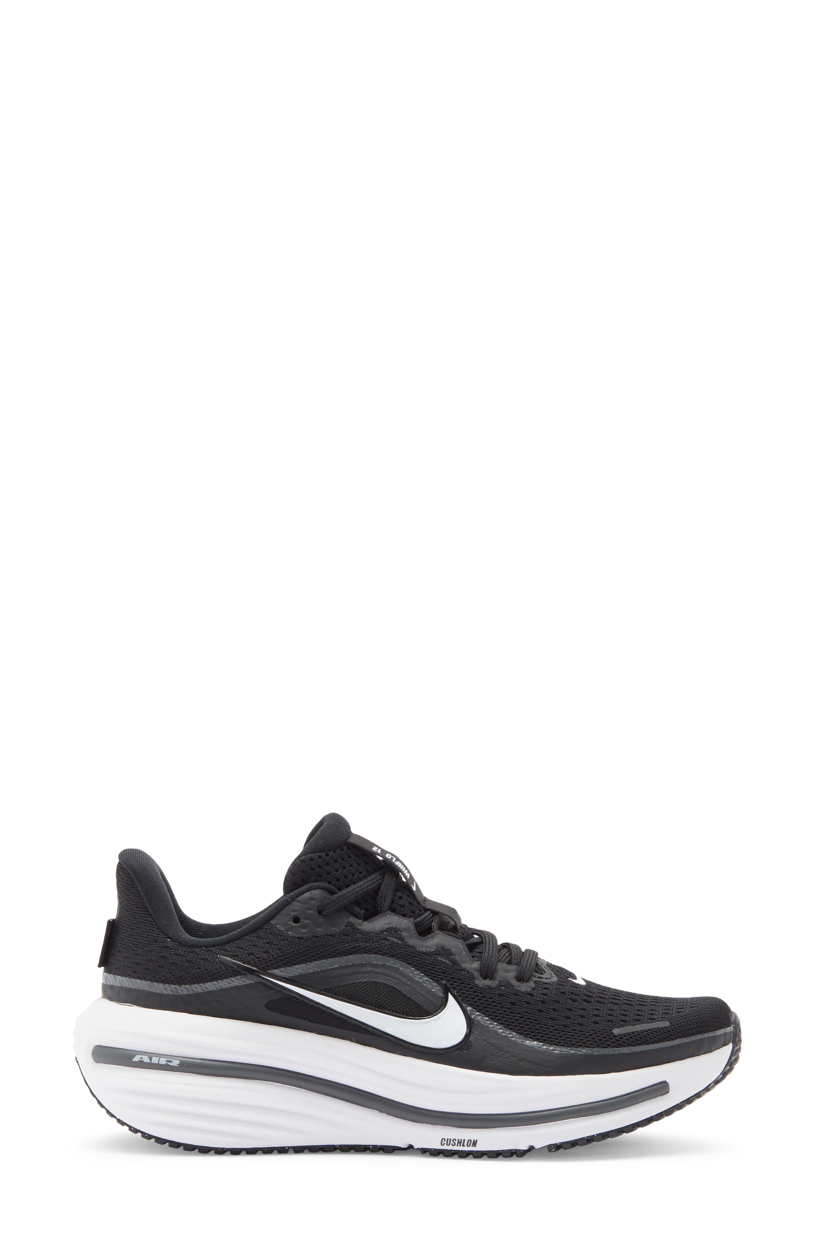 Air Winflo 12 Running Shoe, Alternate, color, BLACK/ WHITE/ SMOKE GREY