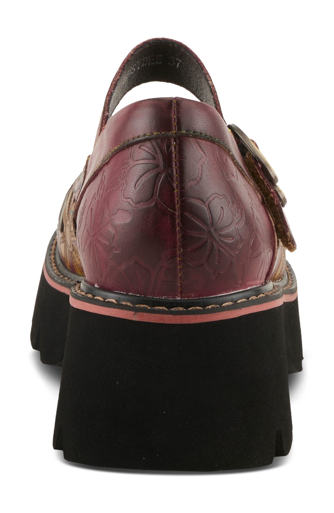 L
Artiste by Spring Step Busybee Platform Mary Jane Shoe, Alternate, color, Bordeaux Multi
