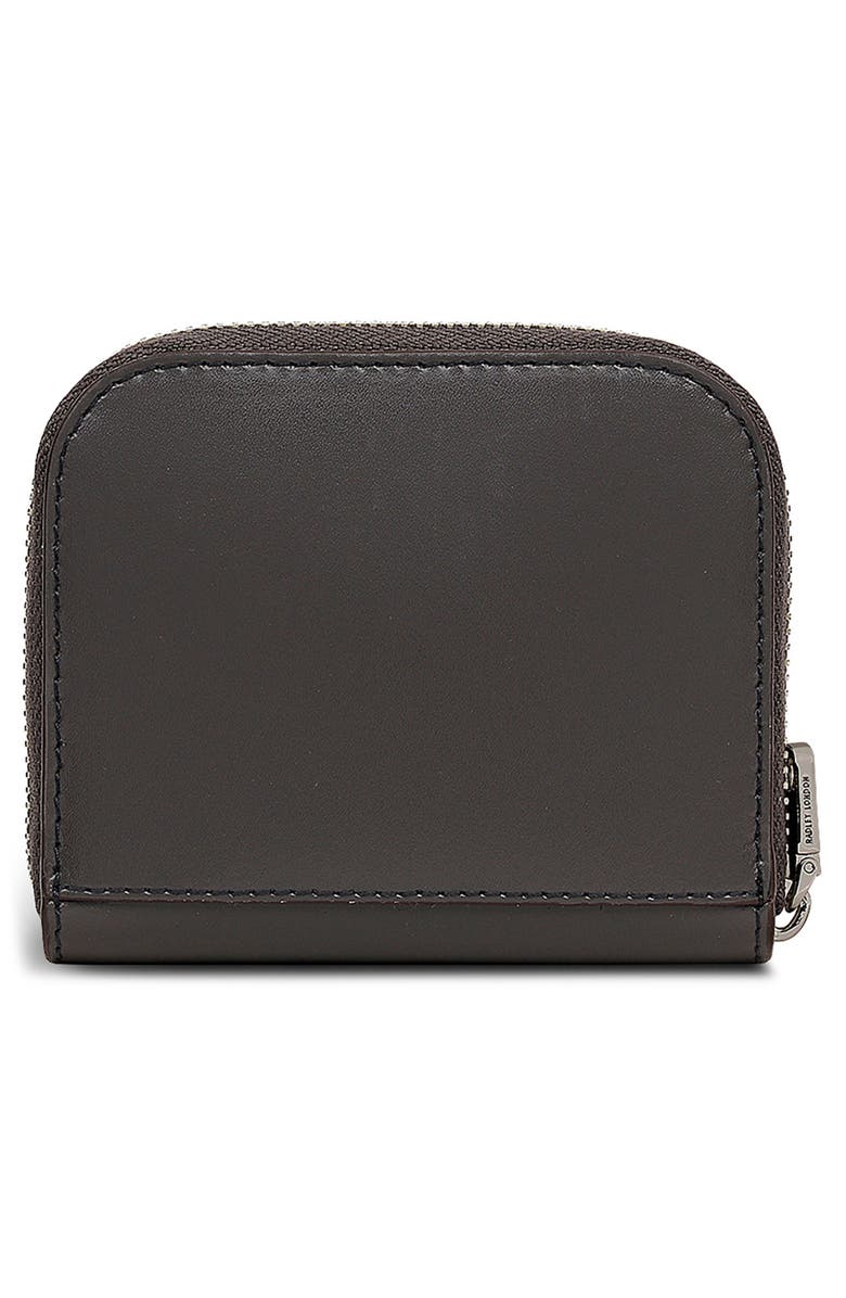Radley Small Percy Grove Leather Zip Wallet, Alternate, color, Mouse