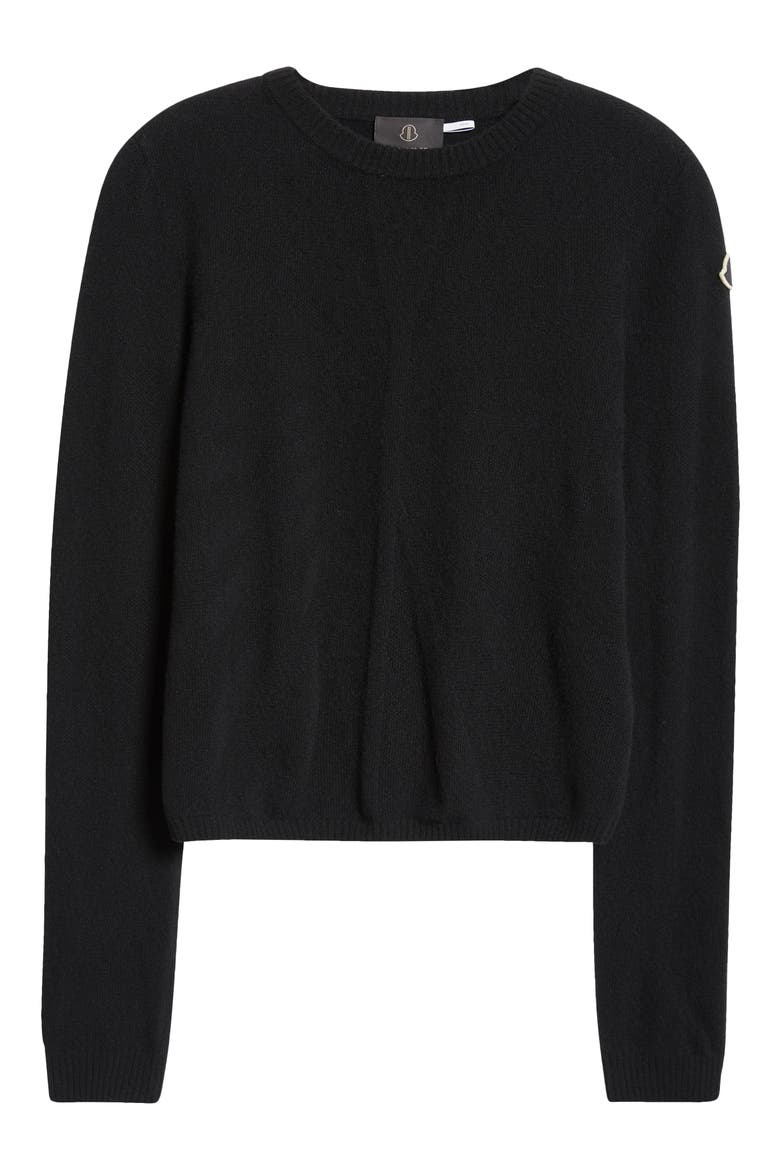 x Rick Owens Wool & Cashmere Crewneck Sweater, Alternate, color, 999-BLACK