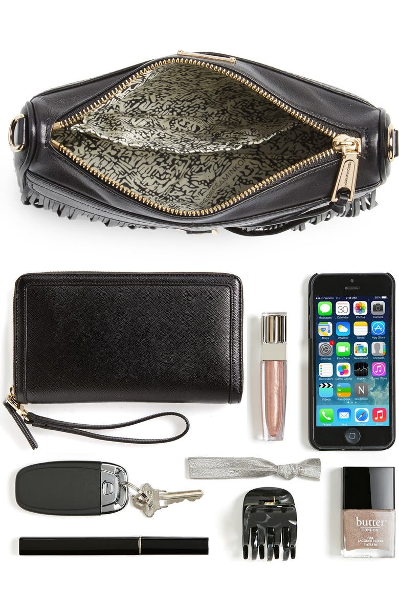 Rebecca Minkoff 'Fringe Mini MAC' Convertible Crossbody Bag, Alternate, color,