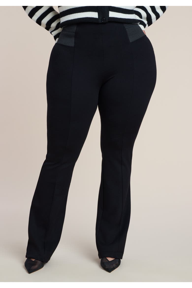 Miracle Flawless Flare Leg Pant, Alternate, color, TOTALLY BLACK