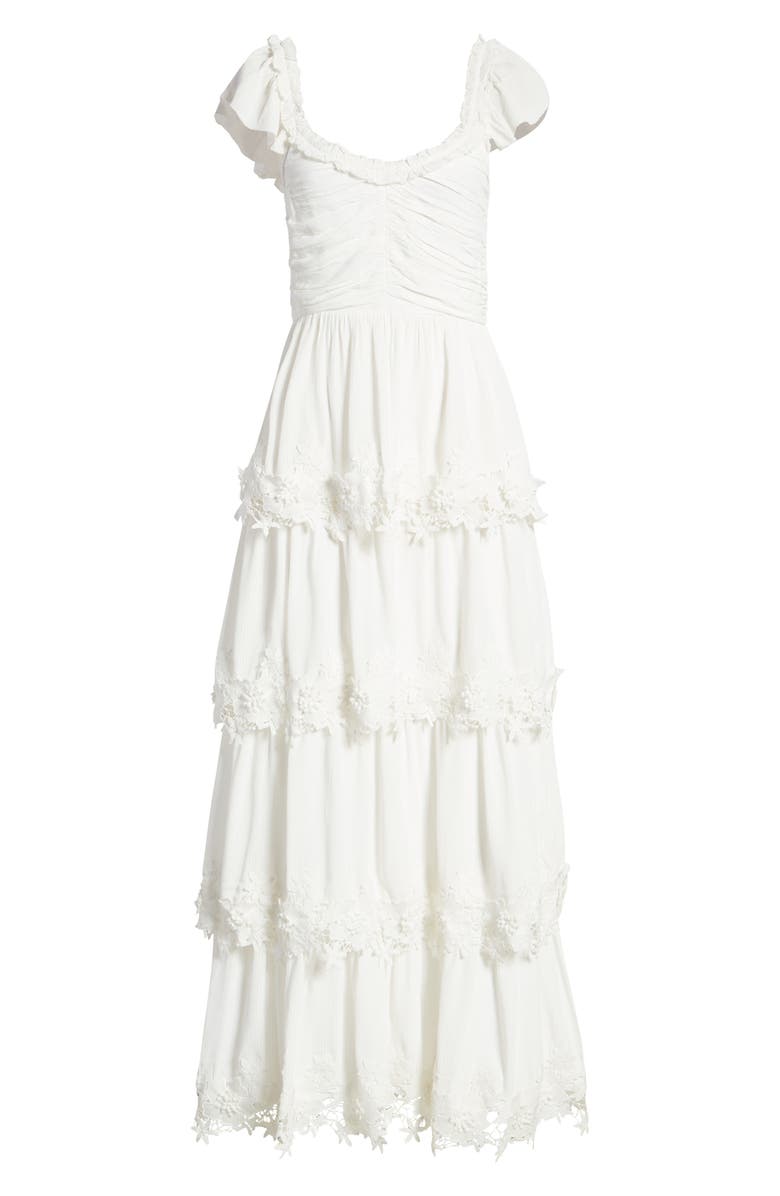 Saylor Narcissa Tiered Maxi Dress, Alternate, color, 