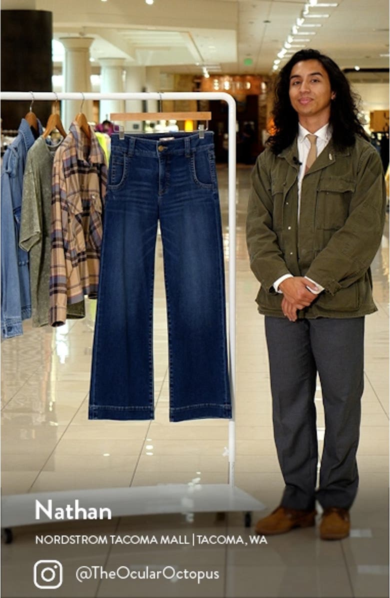 Meg High Waist Wide Leg Jeans, sales video thumbnail