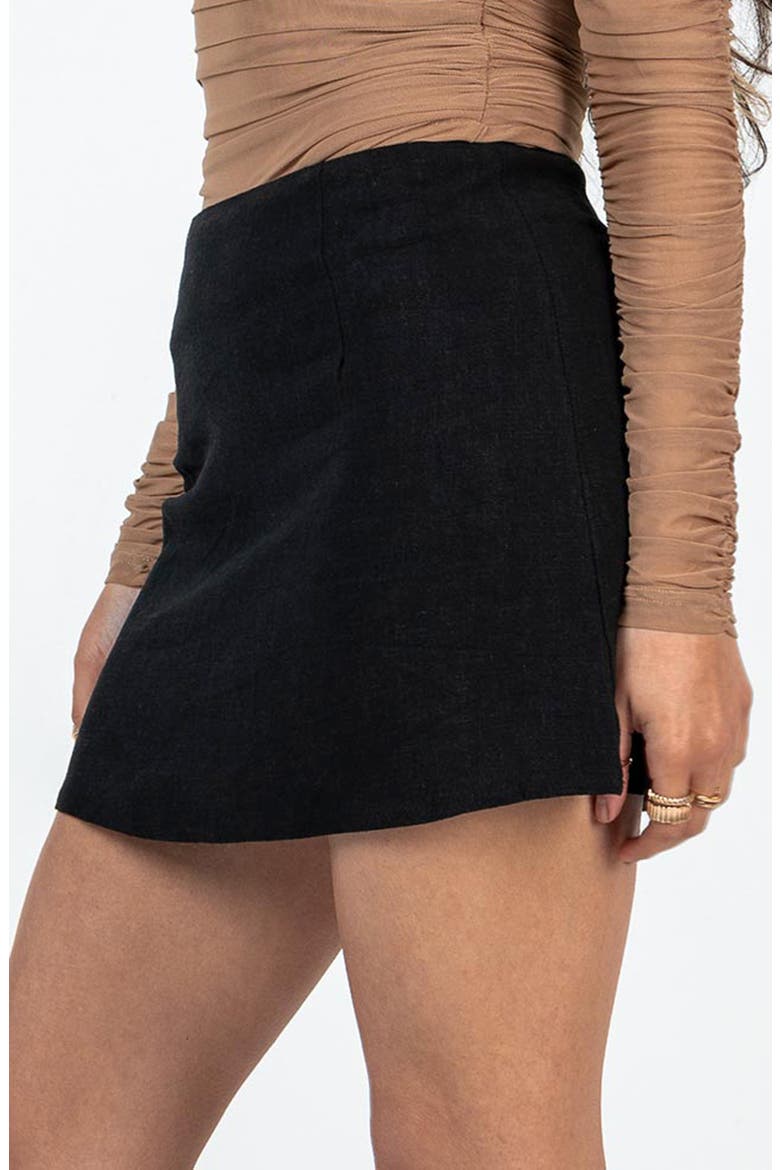 Selby Miniskirt, Alternate, color, BLACK