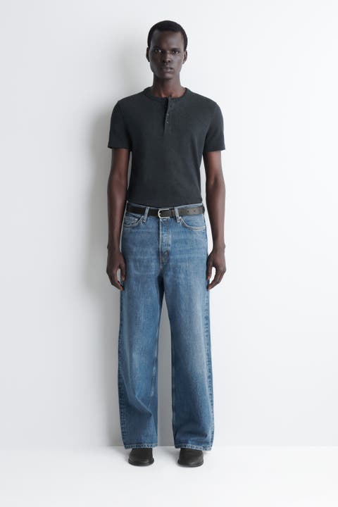 Fold Relaxed-fit Wide-leg Jeans