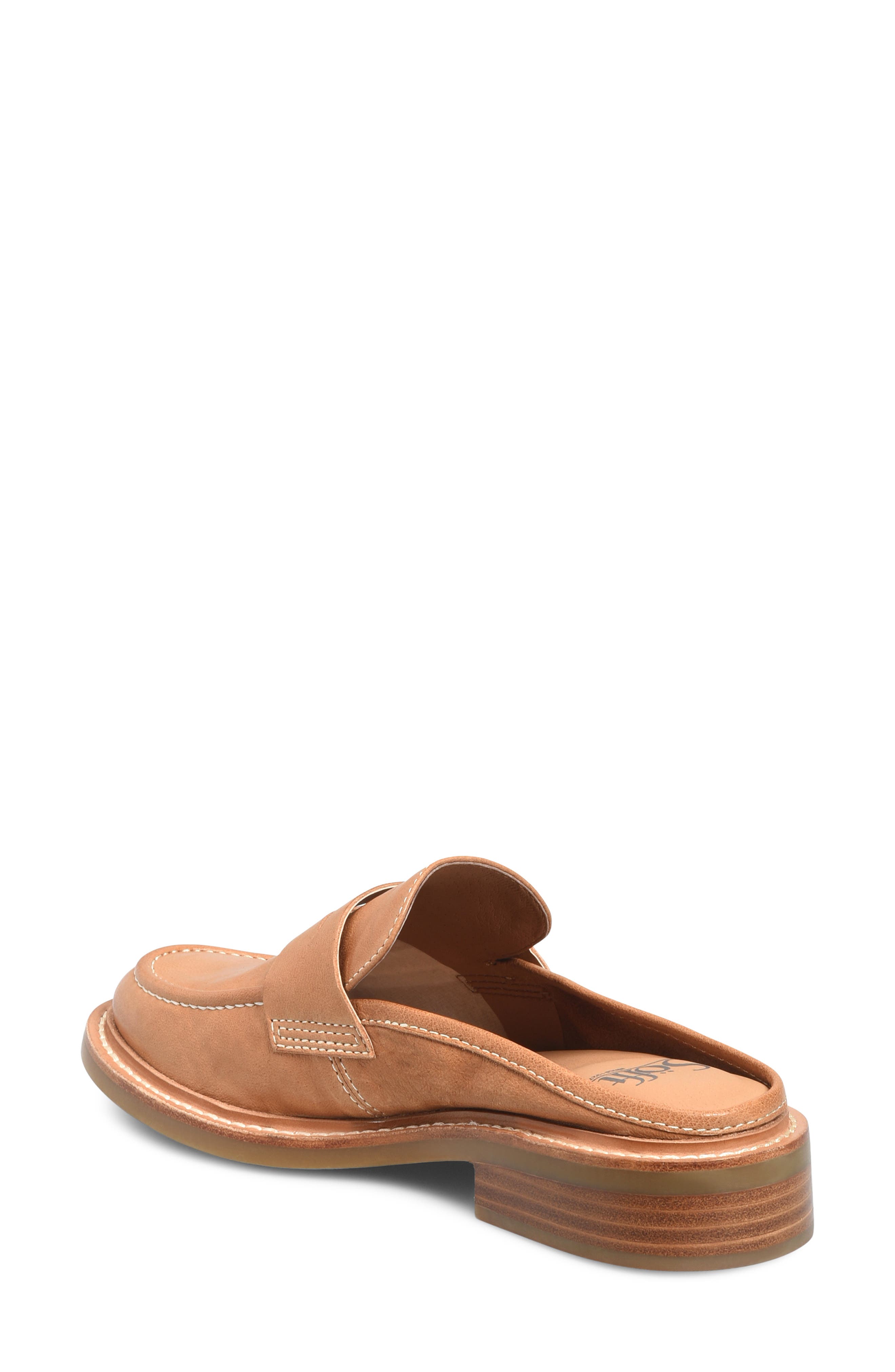 Söfft Monique Penny Loafer Mule, Alternate, color, Honey