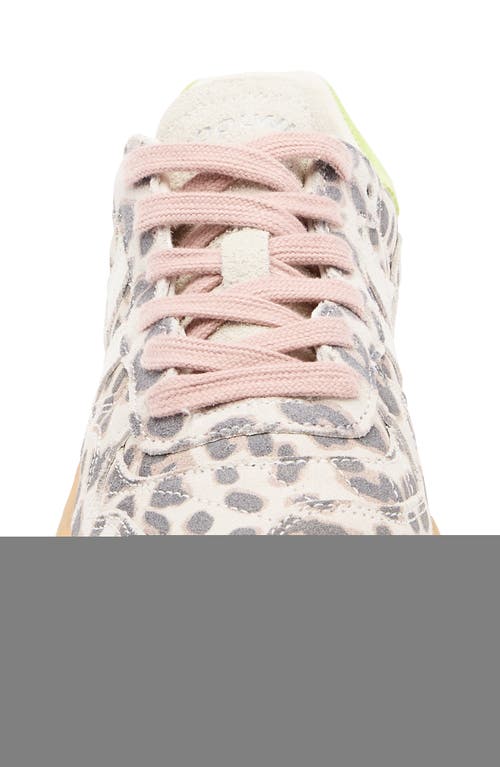 Coolway Goal Sneaker In Animal Print