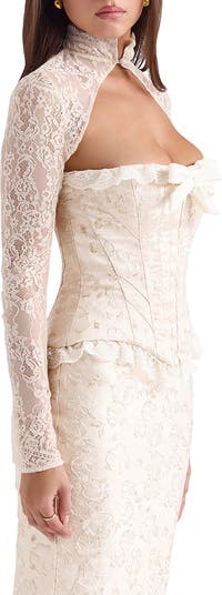 Perdita Corset Top & Bolero Set