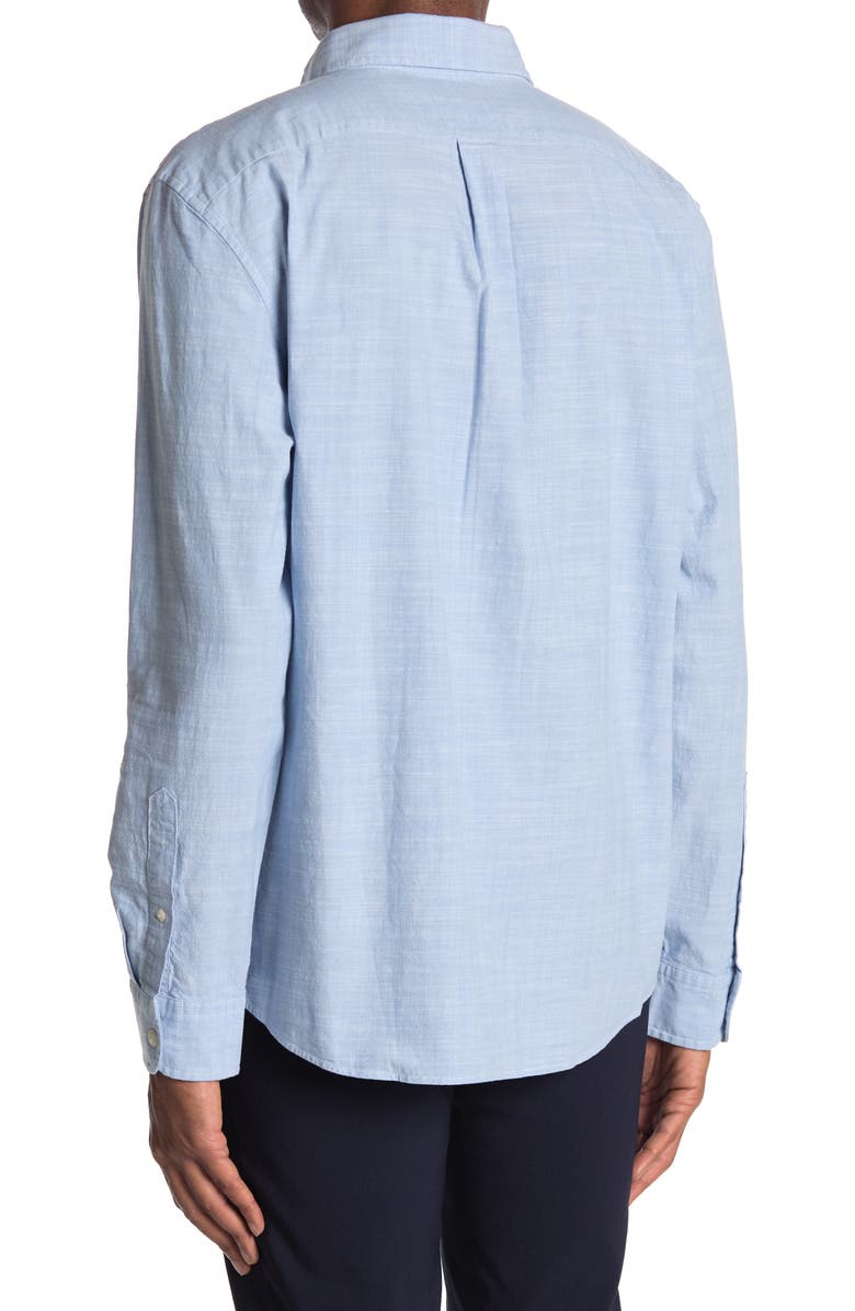vineyard vines Slim FIt Chambray Shirt, Alternate, color, 