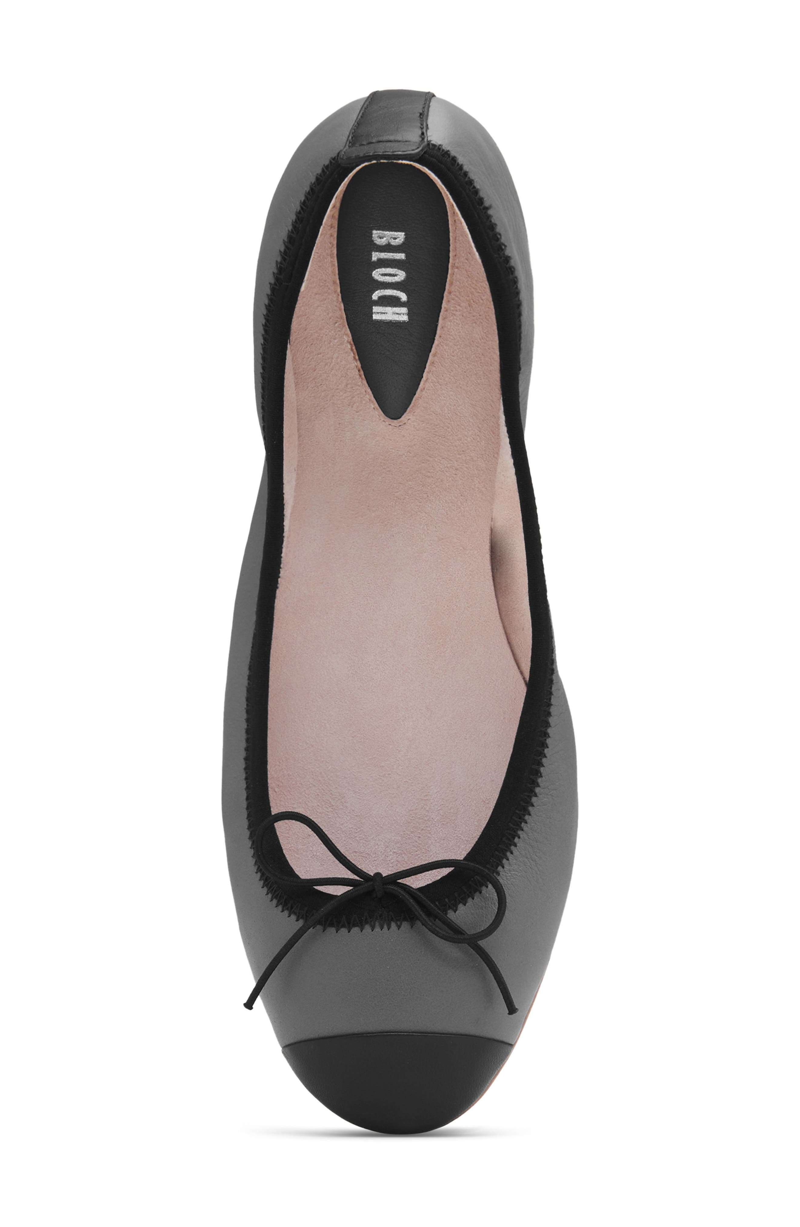 Rigel Ballerina Flat, Alternate, color, ASH/ BLACK