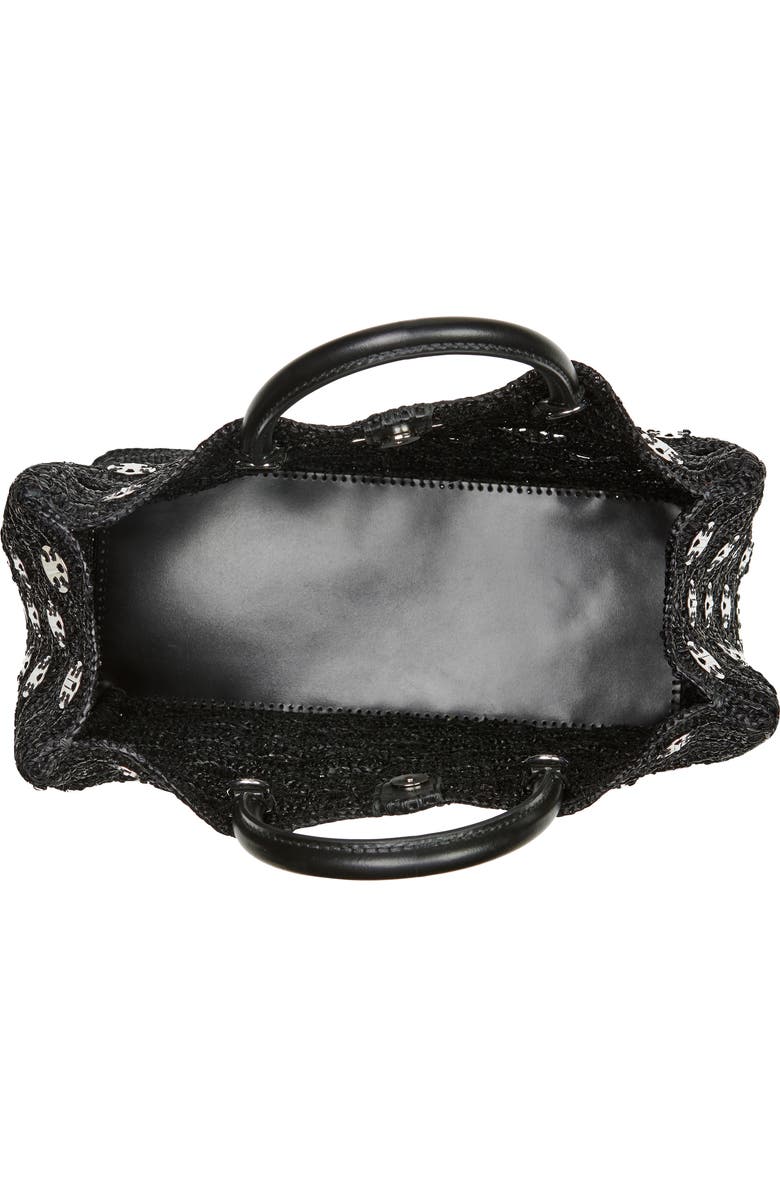 Rabanne Raffia Disc Tote, Alternate, color,