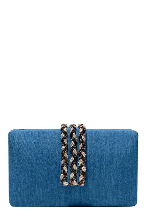 Denim Braided Fringe