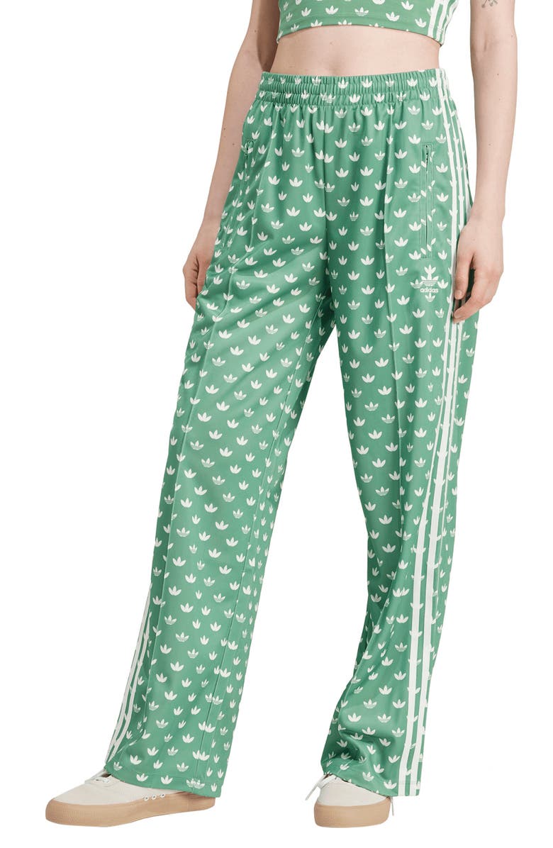 adidas Monogram Firebird Recycled Polyester Track Pants, Main, color, 