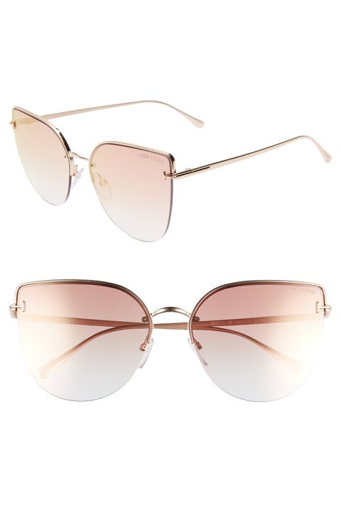 Ingrid 60mm Cat Eye Sunglasses