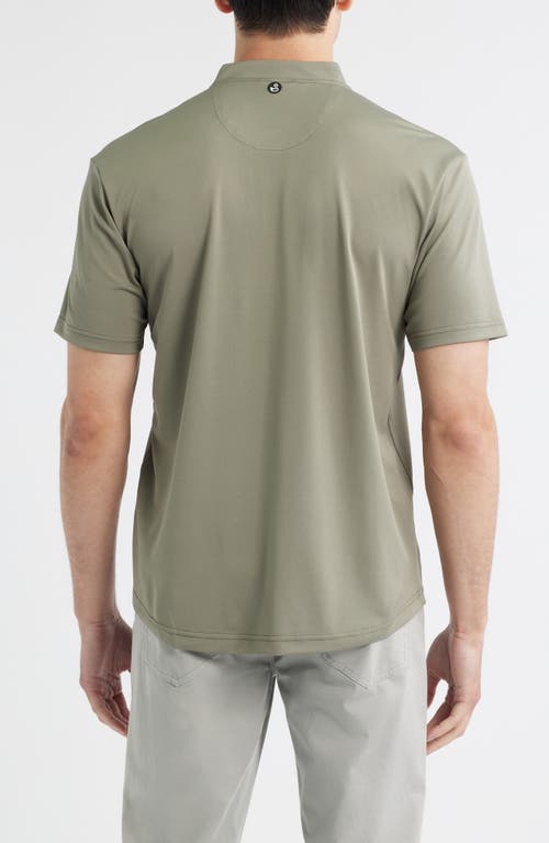 Swannies Enzo Blade Collar Polo In Green